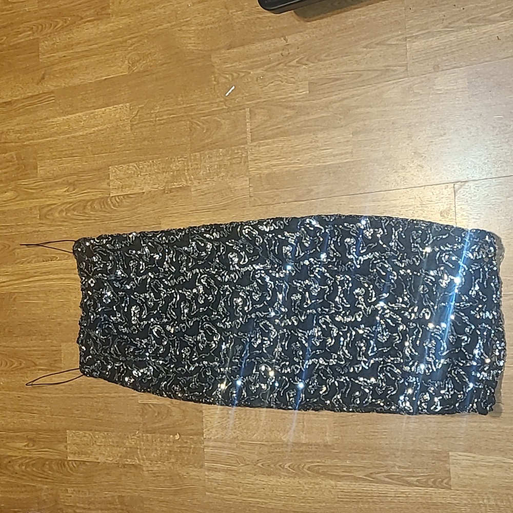 Sequin Spaghetti Strap Midi dress Size 12